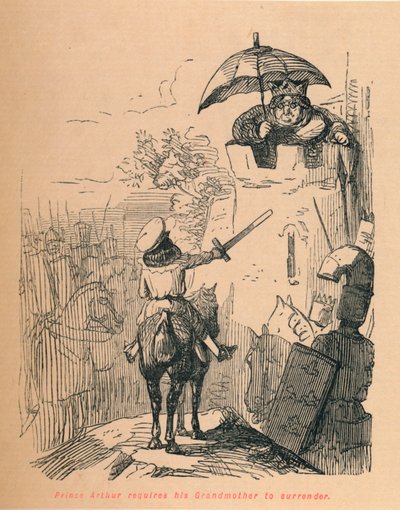 يطلب الأمير آرثر من جدته أن تستسلم ، c1860 ، c1860 بواسطة جون ليتش
