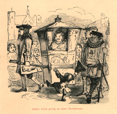 الملكة آن تفتح البرلمان ، 1897. بواسطة جون ليتش