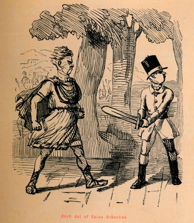 قانون الطفح من Gaius Gracchus ، 1852 بواسطة جون ليتش