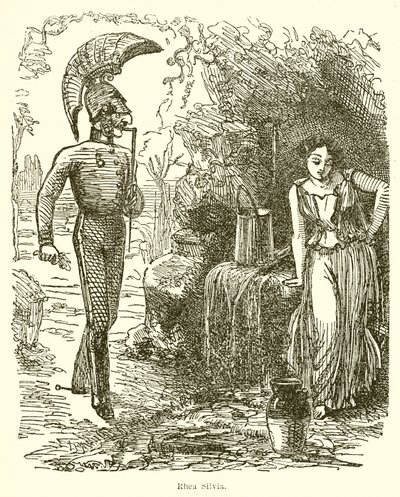ريا سيلفيا بواسطة John Leech