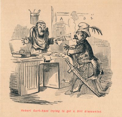 روبرت Curthose يحاول الحصول على فاتورة مخفضة ، c1860 ، c1860 بواسطة جون ليتش
