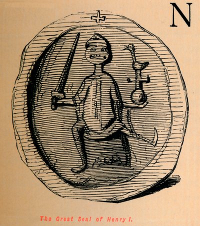 الختم العظيم لهنري الأول ، c1860 ، c1860 بواسطة جون ليتش