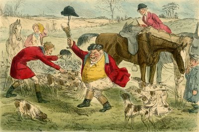 القتل ، يوم القدر والكاسترد ، c1854. بواسطة جون ليتش