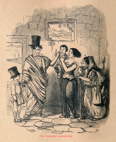 تيبيريوس جراكوس ، استطلاع ، 1852 بواسطة جون ليتش
