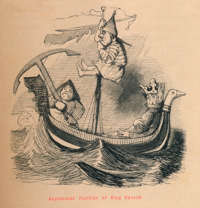 الموقف غير السار للملك هارولد ، c1860 ، c1860 بواسطة جون ليتش