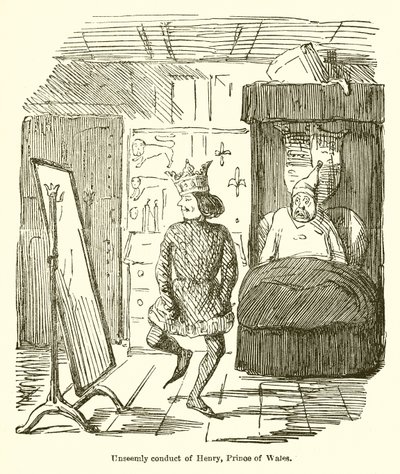 سلوك غير لائق لهنري ، أمير ويلز بواسطة John Leech
