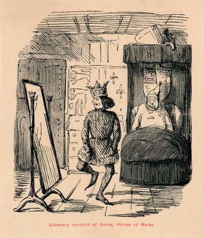 سلوك غير لائق لهنري ، أمير ويلز ، c1860 ، c1860 بواسطة جون ليتش