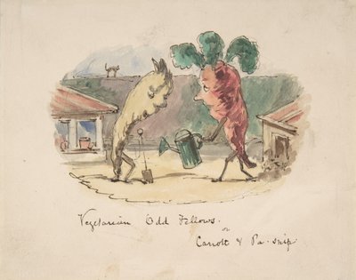 رفقاء نباتيون غريبون: أو ، Carrott and Pa-Snip ، 1837-64. بواسطة جون ليتش