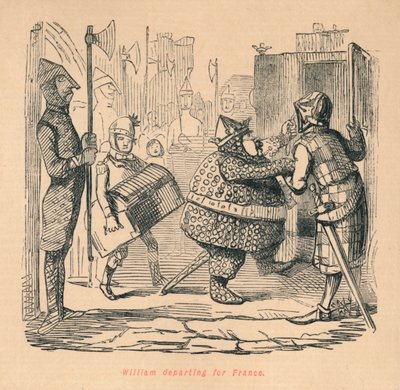 مغادرة ويليام إلى فرنسا ، c1860 ، c1860 بواسطة جون ليتش