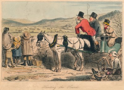 صيد كلاب الصيد ، 1865. الفنانون: جون ليتش ، هابلوت نايت براون. بواسطة جون ليتش وهابلوت نايت براون