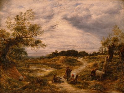 هامبستيد هيث ، 1855-56 (زيت على قماش) بواسطة جون لينيل