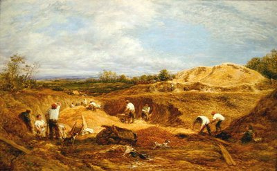 Kensington Gravel Pits (زيت على قماش) بواسطة جون لينيل