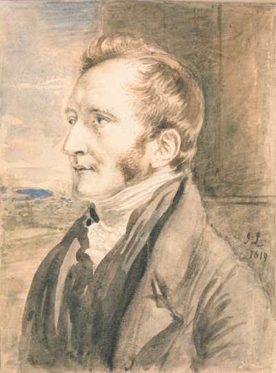 صورة لرجل بواسطة John Linnell