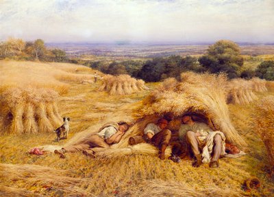 استراحة الظهر ، 1862 بواسطة جون لينيل