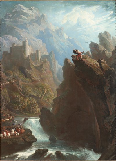 ^ بارد ، 1817 بواسطة جون مارتن