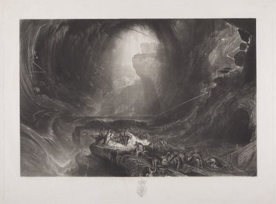 الطوفان ، c.1828 (مرحاض على ورق) بواسطة جون مارتن