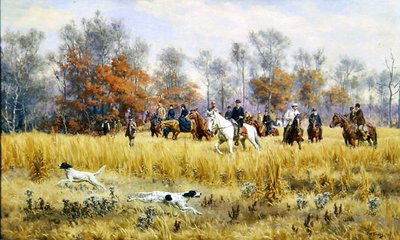 التجارب الميدانية في ولاية كارولينا الشمالية أو المحاكمات الميدانية المركزية لعام 1891 ، عام 1891 (زيت على قماش) بواسطة جون مارتن تريسي