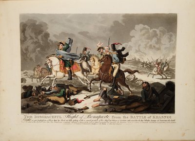 رحلة بونابرت من معركة كراسنوي ، 1814 بواسطة جون ماسي رايت
