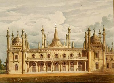 مواجهة الغرب ، شقة King's مع شقق منزلية أعلاه من مناظر الجناح الملكي ، برايتون بواسطة جون ناش بواسطة جون ناش
