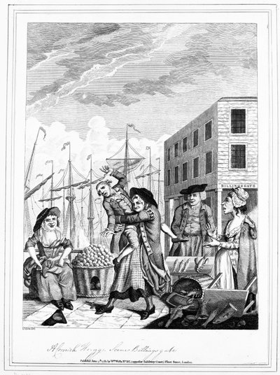 عناق كورنيش في بيلينجسجات ، 1781 بواسطة جون نيكسون