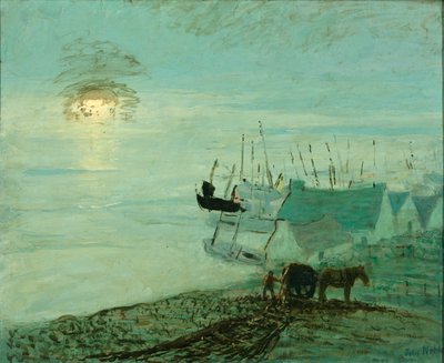 مشهد الشاطئ (ظهر 1929.6.79 أ) بواسطة جون نوبل