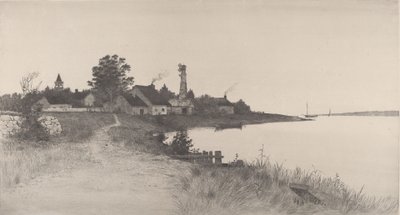 مشهد ساحلي بلا عنوان ، 1891. بواسطة جون أندرسون