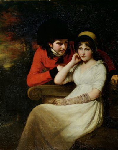 الخطوبة في الحديقة ، 1797 بواسطة جون أوبي
