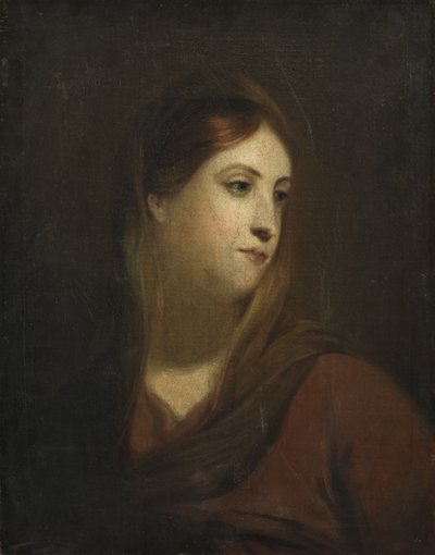 رسم تخطيطي لرأس أنثى ، c.1800 بواسطة جون أوبي