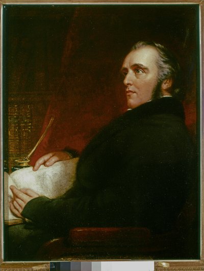 توماس بابينجتون ماكاولاي، بورتريه 1849 - 1853 (زيت على قماش) بواسطة جون بارتريدج
