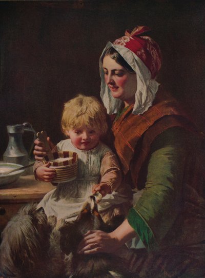 وقت الوجبة ، c1850 ، c1915 بواسطة جون فيليب