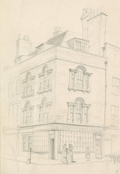 منزل في زاوية شارع Red Lion و Theobalds Road ، مقابل شارع Lamb&39;s Conduit ، لندن بواسطة جون فيليب إمسلي