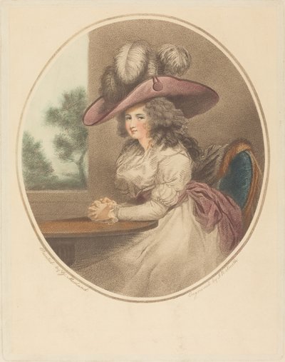 آن وارد مورلاند (ديليا في المدينة) بواسطة John Raphael Smith after George Morland