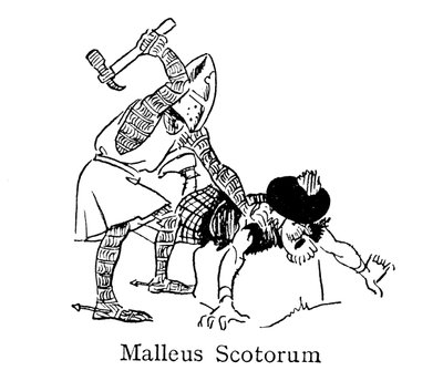 الملك إدوارد الأول ، مطرقة الاسكتلنديين ، Malleus Scotorum بواسطة جون رينولدز