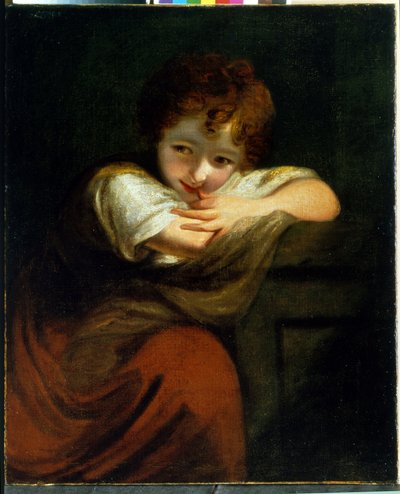 ليتل ثوغ (روبينيتا). لوحة للسير جوشوا رينولدز (1732-1792) ، زيت على قماش. الفن الإنجليزي بواسطة جون رينولدز
