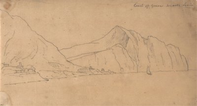 ساحل جنوة باتجاه Lerici بواسطة جون روبرت Cozens