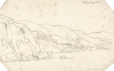 شرق جنوة بواسطة John Robert Cozens