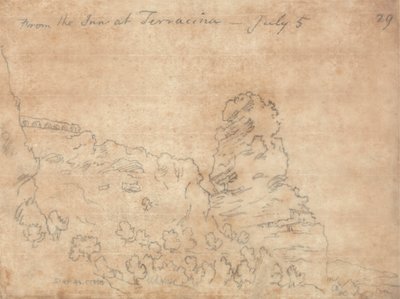 من Inn at Terracina بواسطة جون روبرت Cozens