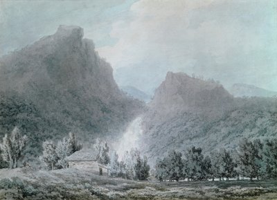 شلالات لودور (مرحاض على ورق) بواسطة جون روبرت Cozens