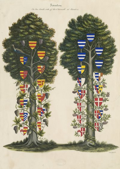 كنيسة ساندون - الرسم على الحائط: الرسم بالألوان المائية ، و [القرن التاسع عشر] (الرسم) بواسطة جون روبرت Fernyhough