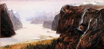 Aardals Sogne Fjord ، النرويج ، صباح في أوائل الصيف بواسطة جون روبرت ماثر