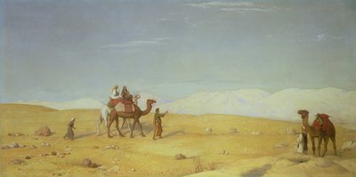 وادي موسى ، في صحراء سيناء ، 1866 بواسطة جون روجرز هربرت
