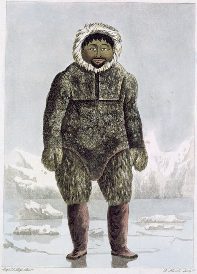 إرفيك ، مواطن من خليج الأمير ريجنت ، نقشها دانيال هافيل (1785-1826) 1819 بواسطة جون روس