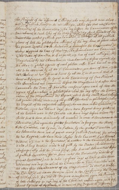 رسالة من جون رو ، طالب في سانت أندروز ، إلى عمه 1691 بواسطة جون رو