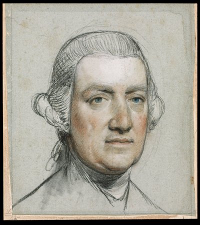 نيفيل ماسكلاين (1732 - 1811)، حوالي عام 1776 (طباشير على ورق) بواسطة جون راسل