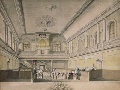 مصلى مستشفى فاسلنغ المطل على الغرب ، 1773 بواسطة جون ساندرز