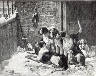 كارول عيد الميلاد ، من "وقت الفراغ" ، 1888 بواسطة جون سارجنت نوبل