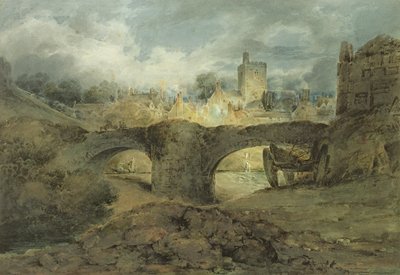 بريكنوك ، c.1801 (مرحاض مع صمغ عربي على ورق) بواسطة جون سيل كوتمان
