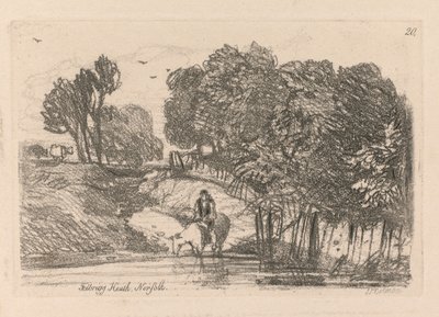 Liber Studiorum: اللوحة 20 ، Felbrigg Heath ، Norfolk بواسطة جون سيل كوتمان