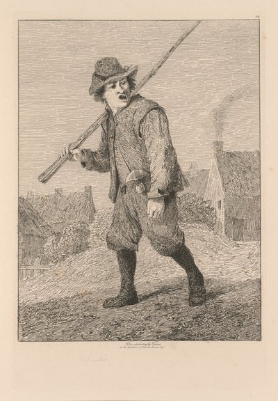 دراسات مجانية لوحة تخطيطية 46 بعد Teniers ، 1838. بواسطة جون سيل كوتمان