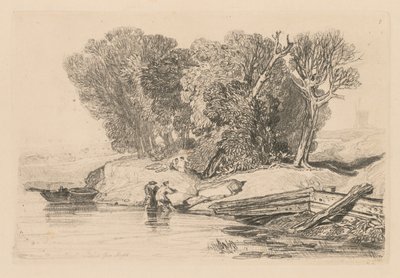 الدراسات مجانية اللوحة 7 ، Postwick Grove ، نورفولك ، 1838. بواسطة جون سيل كوتمان